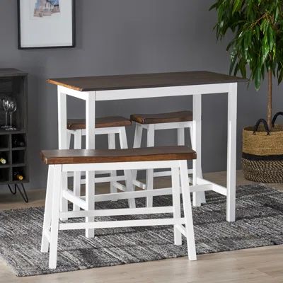 Rectangular Bar & Counter Height Dining Sets You'll Love | Wayfair Nook Table, Dining Set With Bench, Intimate Dinner, Counter Height Dining Table, Kitchen Island Design, Counter Height Dining Sets, Island Design, Wood Bar, Dining Sets