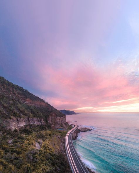 Ben Mackay on Instagram: “So much for the afterglow ✦⠀ ⠀ What a morning! This glow literally lasted only a few minutes after sunrise and then it turned grey (see…” Sea Cliff Bridge, Sea Cliff, Landscape Orientation, New South Wales Australia, Got To Be, Portrait Frame, Us Beaches, Coastal Art, Wallpapers Hd