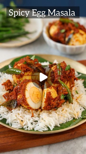 Poriyal Indian Recipes, Egg Masala Recipe, Egg Masala, Spicy Eggs, Egg Dishes, Masala Recipe, Egg Dish, Recipe Of The Day, Indian Food Recipes