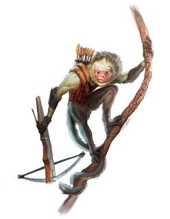 Dungeons Deep & Caverns Old : Dungeons & Dragons Tree Jungle, Monkey Man, Fantasy Beasts, Fantasy Races, Creature Concept, Medieval Fantasy, Magical Creatures, Dnd Characters, Creature Design