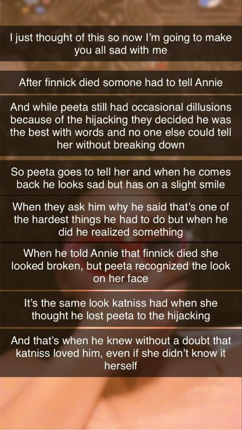 The Hunger Games Party Ideas, Hunger Games Sleepover, What If Hunger Games Ended Like This, The Hunger Games Theories, Your Hunger Games Life, The Hunger Games Headcanon, Hunger Games Canon, Imagine If Hunger Games Ended Like This, Hunger Games Snacks