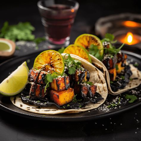 Napa Valley's Ultimate Taco Collection for 2023 Fish Tacos Half Baked Harvest, Pastor Tacos Recipe, Tacos Gourmet, Goat Cheese Pistachio Honey, Goat Cheese Honey Fig Pistachio, Pear Grilled Cheese, Marinated Cod, Figs With Goat Cheese And Honey, Ginger Slaw