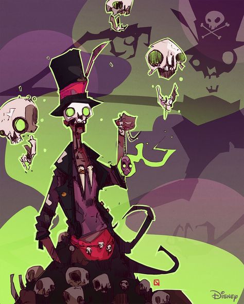 Evil Villain Pose, Bioshock Artwork, Maleficent Art, Gareth Davies, Angel Purple, Voodoo Art, Cinderella Art, Baron Samedi, Dr Facilier