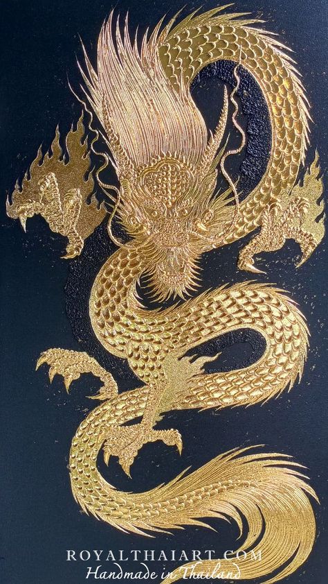 dragon painting dragon artwork japanese dragon art dragon wall art chinese dragon painting dragon fly painting dragon fry wall art Gold Dragon Art, Golden Dragon Tattoo, Japanese Dragons, Magic Embroidery, Chinese Dragon Art, Dragon Painting, Dragon 2024, Buy Paintings Online, Artwork On Canvas