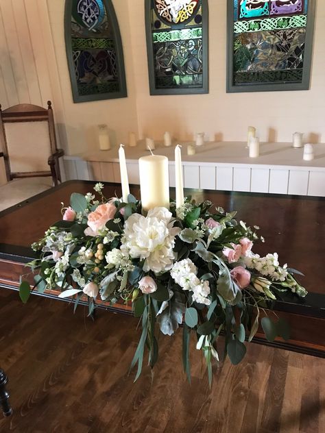 Unity Candle Arrangement Unity Candle Floral Arrangement, Unity Candle Decorating Ideas, Unity Candle Table, Unity Candle Ideas, Unity Candle Arrangement, Unity Candle Flower Arrangement, Candle Flower Arrangements, 2023 Birthday, Alter Flowers