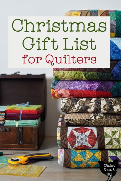 Get ready for Christmas with this holiday season Gift Guide for Quilters! You'll find something for everyone on any budget Christmas Games For Quilters, Gifts For Quilters Ideas, Gift Ideas For Quilters, Crafter Gift Basket, Quilter Gifts Ideas, Diy Gifts For Quilters, Quilted Christmas Gifts, Gifts For Quilters, Get Ready For Christmas