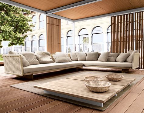 New inspiration: Unique Outdoor Interior Design by Paola Lenti by New Inspiration Home Design, via Flickr Outdoor Interior Design, Sofa L, Florida Design, Outdoor Living Rooms, Sectional Furniture, Set Sofa, Modern Sofa Sectional, Sofa Sectional, Interior Design Photos