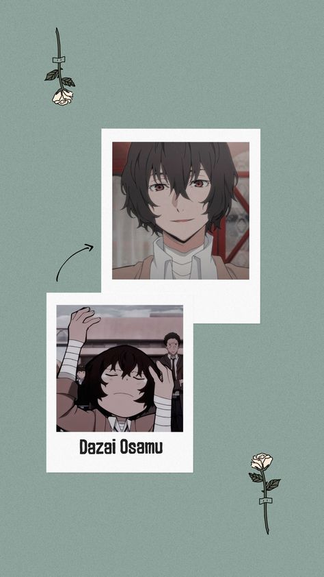 Osamu Dazai, Bongou Stray Dogs, Card Printable, Stray Dogs, Bungo Stray Dogs, Stray Dog, Polaroid Film, Dogs, Movie Posters