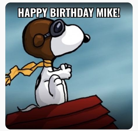 Happy Birthday Mike, Today Is Your Birthday, Birthday Greetings, Charlie Brown, Birthday Wishes, Happy Birthday, Angel, Birthday