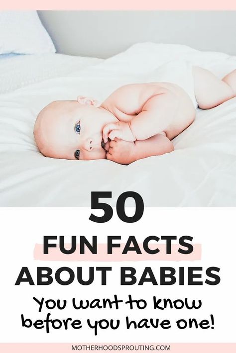 Learn some amazing, weird, and surprising things about those tiny little humans we adore in this list of 50 fun facts about babies you want to know before you have one! #baby #babyfacts #newparent #newbaby #babyinformation #newmom #funfacts Newborn Facts, Facts About Babies, Baby Shower Cap, Motherhood Lifestyle, Baby Information, First Time Dad, Baby Facts, Baby Prep, Sleep Schedule