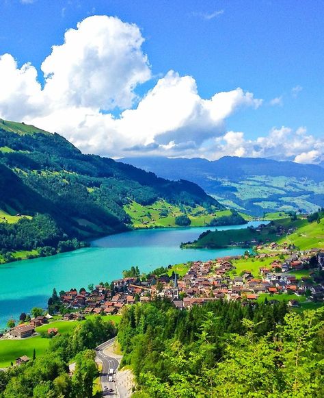 Rural Swiss scenery from train window, Lungern, Switzerland Switzerland Landscape Photography, Switzerland Nature Wallpaper, Nature In Switzerland, Switzerland Nature Aesthetic, Switzerland Nature Landscapes, Train Window, Switzerland Bern, Lungern Switzerland, Wooden Bridge