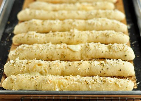 Cheese-Stuffed Bread Sticks Bread Stick, Cheese Bread Sticks, Pizza Sticks, Stuffed Bread, Bread Sticks Recipe, Bread Sticks, Cheese Stuffed, Cheese Bread, Breadsticks