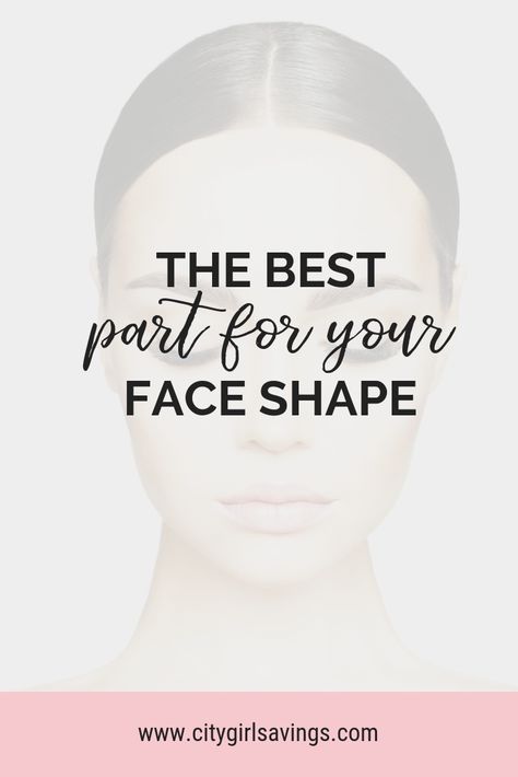 Learn how to determine your #faceshape and rock the best #hair part for your shape. These hair parts are recommended for their corresponding face shape, but that doesn’t mean you shouldn’t give different parts a try every now and then! #beautytips Hair Styles Based On Face Shape, Different Hair Parts Ideas, Different Parts For Hair, Hair Parting For Face Shape, Where To Part Your Hair, Hair Parts For Face Shape, Hair Parts, Hair Shaped Around Face, U Shaped Hair