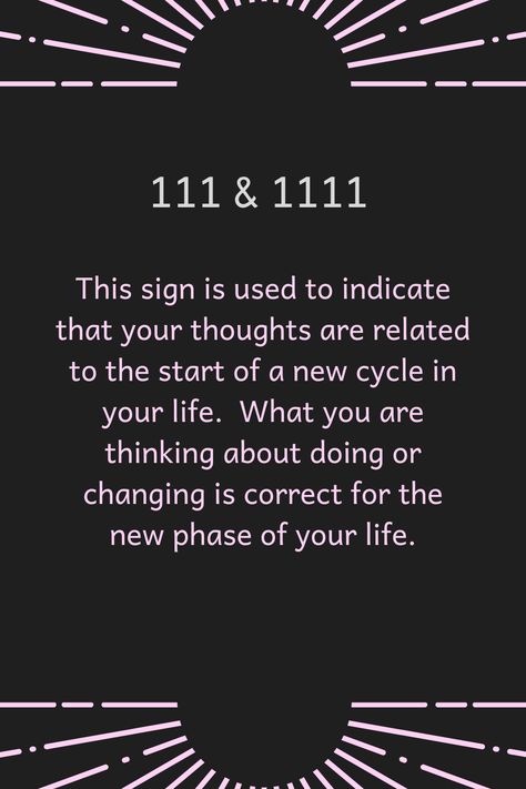 Description of numbers 111 and 1111 #111 #1111 #numerology #spirituality 111111 Angel Number, 111 Numerology, 111 Meaning Angel, Meaning Of 111, 1111 Angel Number Meaning, 1111 Numerology, 1111 Quotes, Numerology 111, 111 Meaning