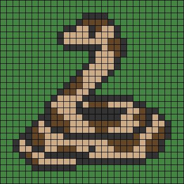 Alpha pattern #38696 variation #72146 | BraceletBook Lizard Perler Bead Patterns, Snake Pixel Art Grid, Capybara Alpha Pattern, Snake Perler Beads, Perler Bead Snake, Snake Perler Bead Patterns, Snake Alpha Pattern, Animal Alpha Pattern, Frog Alpha Pattern