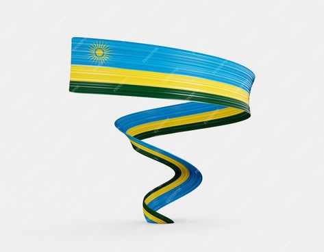 Premium Photo | 3d flag of rwanda 3d shiny waving flag ribbon isolated on white background 3d illustration Rwanda Flag, Ribbon Flag, Waving Flag, Background 3d, 3d Illustration, Premium Photo, White Background, Flag, Ribbon