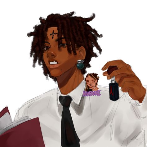 Black Anime Guy, Black Couple Art, Graffiti Style Art, Black Cartoon Characters, Swag Cartoon, Black Characters, Black Anime Characters, Black Artwork, Black Cartoon