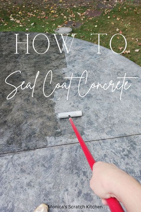 pressure wash concrete seal How To Seal Concrete Patio, How To Seal Concrete Countertops, How To Mix Concrete, Sealing Concrete Patio, Seal Concrete Patio, Concrete Sealer, Concrete Coatings, Stamped Concrete Patio, Mix Concrete