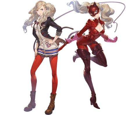 Ann Takamaki Panther NPC - Ann Takamaki / Panther - Granblue Fantasy Wiki Takamaki Ann, Artstyle Ideas, Persona 5 Ann, Female Anime Characters, Ann Takamaki, Persona Q, Persona 5 Anime, Shin Megami Tensei Persona, Fan Anime