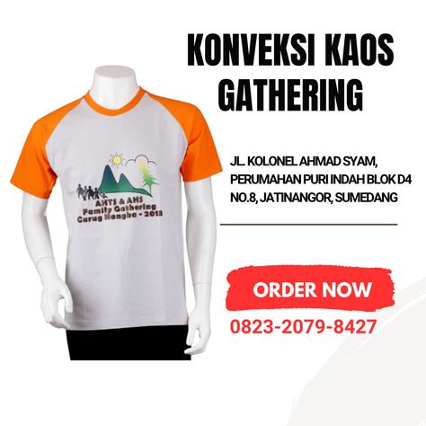 Kami dari Konveksip, konveksi kaos family gathering ingin menawarkan jasa konveksi untuk memenuhi kebutuhan pesanan kaos Anda. Kami telah berpengalaman dalam menyediakan produk kaos berkualitas tinggi dengan harga yang terjangkau, khusus nya kaos untuk kegiatan Gathering atau Study Tour. kaos gathering kantor, kaos study tour sma #KaosFamilyGatheringSucinaraja, #KaosFamilyGatheringSucinaraja, #KaosFamilyGatheringMalatisuka, #KaosFamilyGatheringBojonggaok, Study Tour, Cirebon, Field Trip, Family Gathering