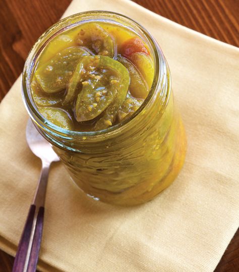 Small Batch Chow Chow Recipe, Old Fashioned Chow Chow Recipe, Green Tomato Chow Chow Recipe, Chow Chow Canning Recipe, Picallili Recipe, East Coast Living, Chow Chow Recipe, Green Tomato Relish, Pickled Green Tomatoes