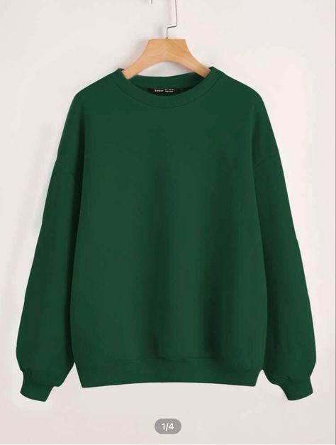 Green Sweatshirt Outfit, Dark Green Sweatshirt, Hogwarts Outfits, Baggy Sweaters, Baggy Clothes, Women Sweatshirts, Green Sweatshirt, Letter Print Sweatshirt, Clothing Photography