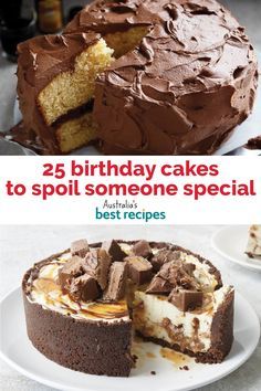 Finding the perfect birthday cake can be a challenging task. Luckily, we’ve got plenty of solutions for you. From super easy and simple plain birthday cakes to our decadent boozy Kahlua buttercream cake, you can’t wrong with these delicious bakes. Tray Cakes Ideas Birthday, Decadent Cakes Birthdays, Birthday Cakes For Men Recipes, Fun Cake Ideas For Men, Simple Birthday Desserts, 2 Layer Birthday Cake For Women, Easy Homemade Birthday Cake Ideas, Non Traditional Birthday Cake Ideas, Birthday Cake Square Ideas