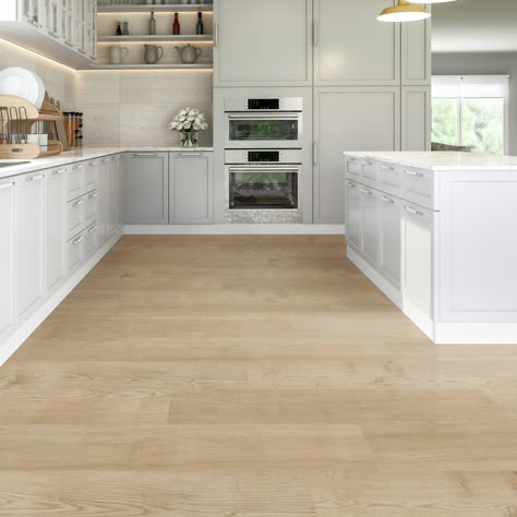 Nordic Oak Rigid Core Luxury Vinyl Plank - Cork Back | Floor and Decor Vinyl Oak Plank Flooring, Tile Like Wood Floor, Sand Vinyl Flooring, French Oak Floors Kitchen, Wide Plank Luxury Vinyl Flooring White Oak, Brooks Oak Lifeproof Flooring, Floor And Decor Laminate Flooring, Wide Plank Wood Look Porcelain Tile Floors, Kitchen Design Wood Floor