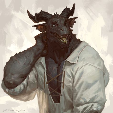 Taran Fiddler on Twitter: "Dragonborn in a puffy shirt… " Dragonborn Drawing, D&d Dragonborn, Dragonborn Dnd Art, Crystal Dragonborn, Dnd Character Portraits, Dragonborn Character Design, Dnd Character Inspiration, Dragonborn Art, Blue Dragonborn