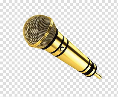 Microphone Clipart, Golden Microphone, Gold Microphone, Microphone Images, Microphone Drawing, Gold Headphones, Edit Overlays, Crown Illustration, Microphone Icon