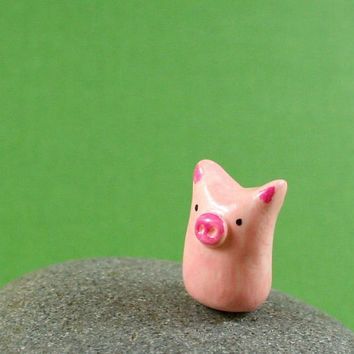 Polymer Clay Sculpting, Miniature Polymer Clay, Clay Sculpting, Fimo Polymer Clay, Clay Magnets, Clay Things, Pig Figurines, Polymer Clay Figures, Miniature Figurine