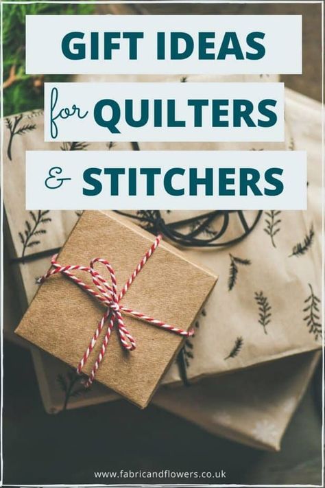 Gift Ideas for Quilters & Stitchers that aren't just fabric and thread! Treat your loved ones to these fabulous sewing-themed gifts. Sewing Gift Ideas For Friends, Textile Gift Ideas, Gifts For Sewing Lovers, Quilt Retreat Favors Gift Ideas, Gifts For Quilters Ideas, Quilt Retreat Gifts Easy Diy, Quilted Gifts To Make Ideas, Sewing Gift Ideas For Women, Gifts To Sew For Friends