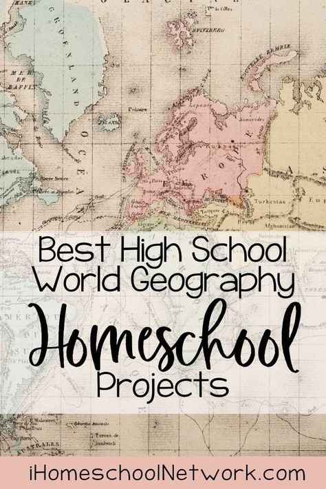 Best High School World Geography Homeschool Projects • iHomeschool Network Middle School Social Studies Classroom, Homeschool Geography Curriculum, Geography Homeschool, High School World History, High School Credits, Geography Project, High School Project, Geography Activities, 4th Grade Social Studies