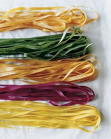 We used a KitchenAid pasta sheet roller attachment, but you can use any machine as long as you change the settings incrementally. For filled pastas, shapes, or lasagna, it's best to roll and cut out one sheet at a time so that the dough doesn't dry out. Beetroot Pasta, Homemade Pastas, Noodle Making, Beet Pasta, Pasta Makers, Carrot Pasta, Staple Recipes, Fresh Pasta Dough, Kitchenaid Pasta