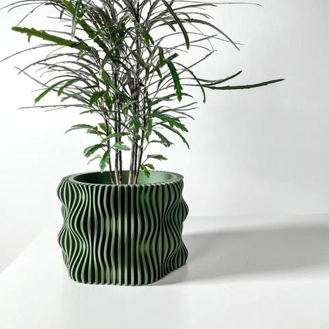 The Muxel Planter Pot https://www.ras3dprint.co.za/products/the-muxel-planter-pot RAS3DPRINT #Hot Indoor Plant Pots, Planter Pots Indoor, Succulent Planter, Perfect Gift For Her, Indoor Planters, Plant Lover, Indoor Garden, Garden Planters, Lalique