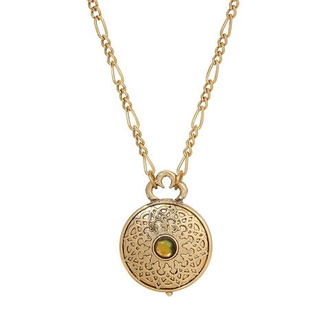 You will love the vintage design of this 1928 Gold Tone Abalone Round Locket Necklace. Click on this JEWELRY & WATCHES GUIDE to learn about fit, styles, materials and more! You will love the vintage design of this 1928 Gold Tone Abalone Round Locket Necklace. Click on this JEWELRY & WATCHES GUIDE to learn about fit, styles, materials and more! FEATURES 1.75"L X 1.3"W Clasp: lobster-claw Nickel safe Metal: brass Material: glass Plating: gold tone Finish: polished 1 photo slot Made in USA Qualifie Round Locket Necklace, Magic Jewelry, Round Locket, Locket Necklace, Brass Material, Lobster Claw, Locket, Vintage Design, Womens Jewelry Necklace