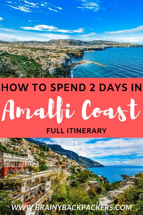 2 days in Amalfi Coast – The Ultimate Guide 2 Days In Amalfi Coast, Amalfi Coast Itinerary 3 Days, Italy Genoa, Italian Shopping, Costa Amalfi, Italy Guide, Amalfi Coast Itinerary, Italy Trip Planning, Mexico Tulum