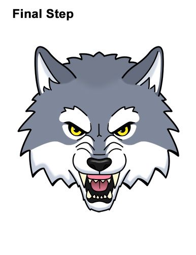 Wolf Pictures Drawing, Werewolf Face Drawing, Wolf Cartoon Character, Wolf Cartoon Drawings, Manga Wolf, Cartoon Wolf Drawing, Wolf Head Drawing, Wolf Face Drawing, Draw A Wolf