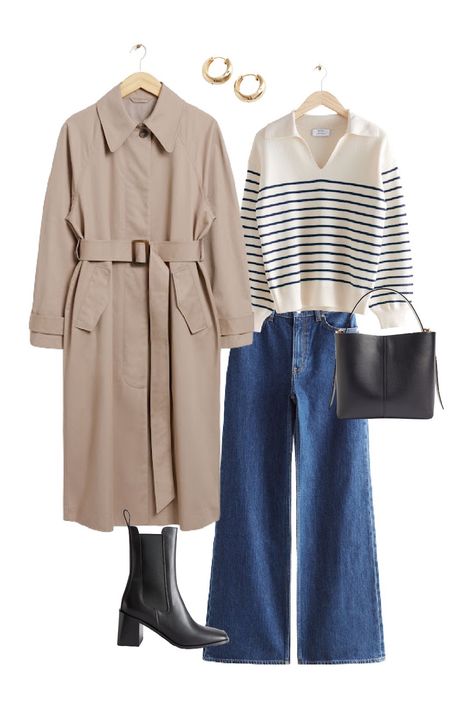 Fall Trench, 4 Girls, Trendy Fall, Trench Coats, Rainy Day, Mid Length, Casual Style, Style Me, Trench Coat