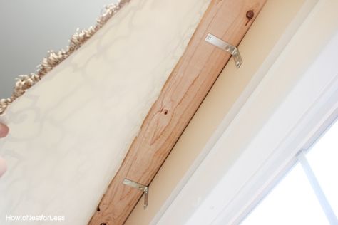 How To Make A Valance, Cornice Boards Window Treatments, Diy Window Valance, Valance Tutorial, Box Valance, Diy Valance, Kitchen Window Valances, Wood Valance, Window Cornices