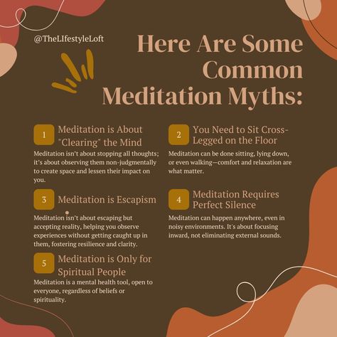 "Ready to debunk some meditation myths? 🧠✨ Find out how meditation can fit into your daily life, no matter how busy you are! . . . Follow for more insights! #meditationsimplified #MindfulnessMatters" Meditation For Witches, Create Space, No Matter How, Active Lifestyle, Energy Healing, Follow For More, Daily Life, Meditation, Matter