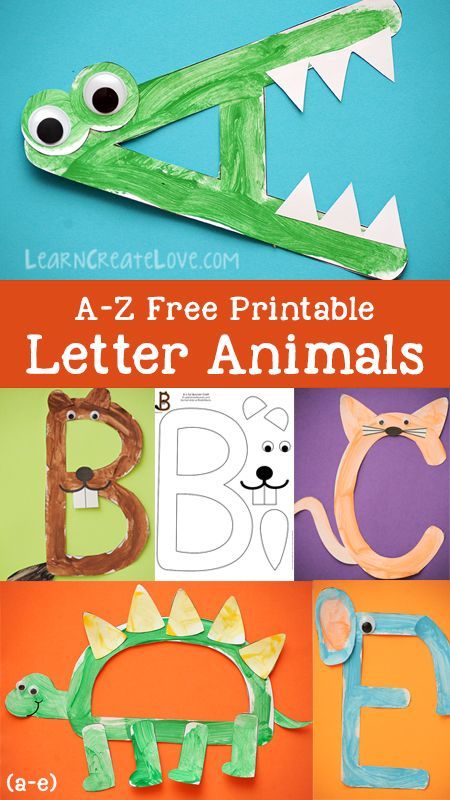 Letter Animals, Preschool Letter Crafts, Letter Crafts, Homeschool Preschool Activities, Alphabet Activities Preschool, Preschool Letters, Alphabet Preschool, Preschool Lessons, Letter A Crafts