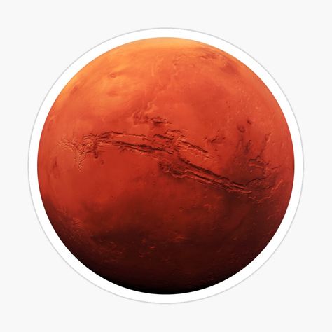 Get my art printed on awesome products. Support me at Redbubble #RBandME: https://www.redbubble.com/i/sticker/The-Planet-Mars-by-PanosTsalig/73330980.EJUG5?asc=u Mars Landing, Mars Photos, Mars Planet, Hello Kitty Photos, Planet Mars, Red Planet, Sticker Maker, Custom Illustration, A Design