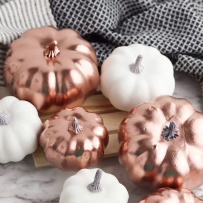 DIY PROJECTS Archives - THE SWEETEST DIGS White Pumpkin Painting Ideas, White Pumpkin Painting, Room Fall Decor, Copper Pumpkins, Fall Decor Home, Modern Fall Decor, Amazing Pumpkin Carving, Fall Living Room Decor, Pumpkin Painting Ideas