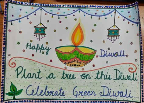 Say no to crackers. .. 
Plant a tree on this diwali
Green Diwali
HAPPY DIWALI diy
Handmade poster on diwali
Handmade diwali decor Happy Diwali Chart For School, Diwali Chart Ideas For School, Eco Friendly Diwali Poster Ideas, Diwali Chart For School Board, Eco Friendly Diwali Posters, Green Diwali Poster, Diwali Poster For School, Diwali Chart, Diwali Slogans