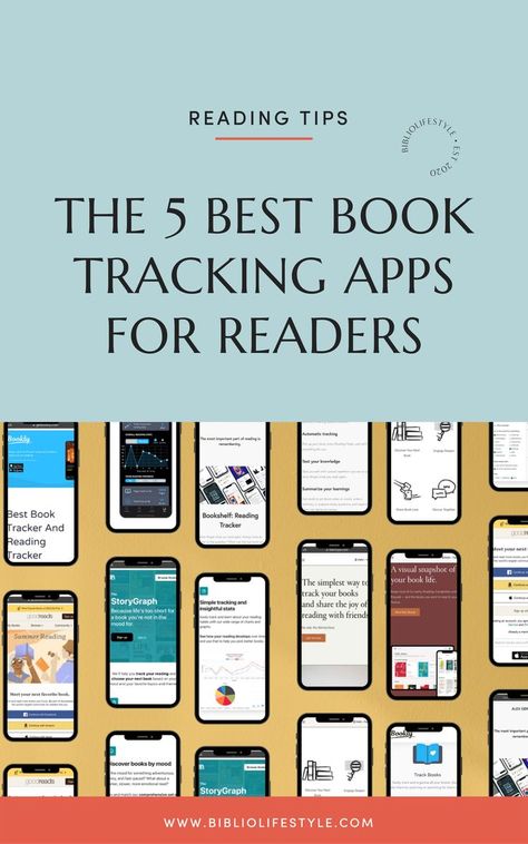 Whether you’re looking to keep track of your reading progress or find new books to read, these five book tracking apps are sure to help. Check out the pros and cons of each app and see which one is right for you! Keeping Track Of Books Read, Track Books Read, Tracking Books Read, Keep Track Of Books Read, Apps For Readers, Books Read Tracker, Tracking Reading, Journal App, Reading Routine