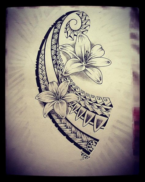 #artist #artisttattoo #tattooartist #tattooart #art #polynesian #polynesiantattoo #tribal #tribaltattoo #draw #flowers #lys #tattoo… Polynesian Tattoos Women Meaning, Islander Patterns, Islander Tattoos, Tattoos Polynesian, Letter Tattoos, Lettering Tattoos, Polynesian Tattoos Women, Cook Island, Name Drawings