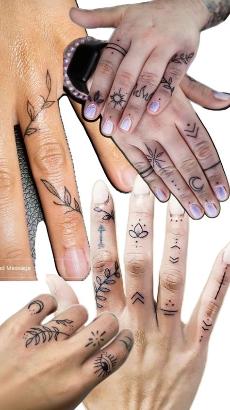 Finger Tats, Tatting, Tattoos