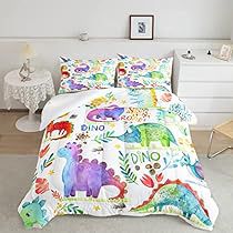 Dinosaur Comforter, Cute Duvet, Boys Bedding Sets, Teen Bedroom Sets, Cute Duvet Covers, Dinosaur Bedding, Bed Comforter Sets, Cover Boy, Pillowcase Pattern