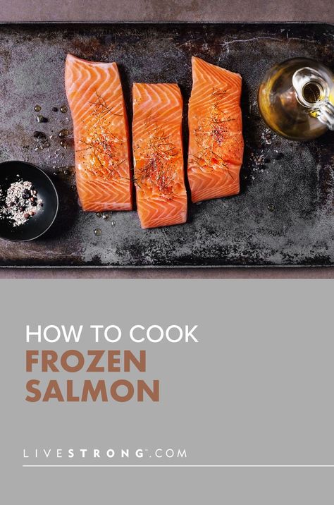 Cooking Frozen Salmon, Healthy Dinner Plans, Air Fryer Frozen Salmon, Bake Frozen Salmon, Pink Salmon Recipes, Salmon On The Stove, Frozen Salmon Recipe, Cook Frozen Salmon, Salmon In The Oven